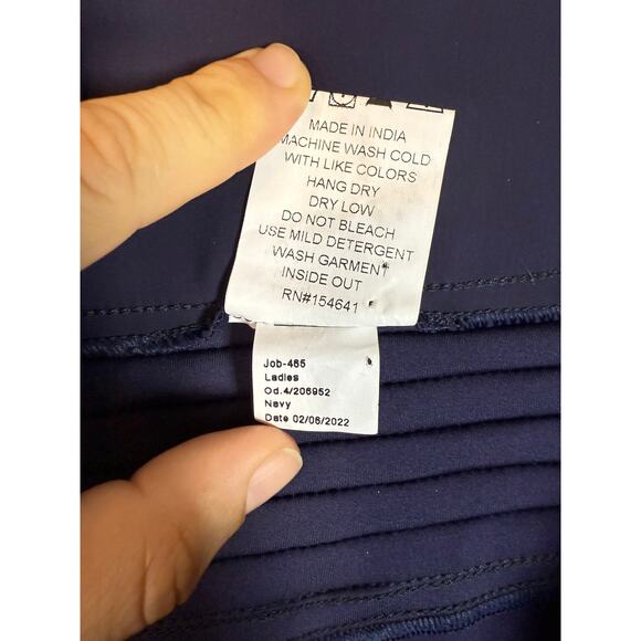 Piper Navy Boot Cut Equestrian Pants - Picture 7 of 10